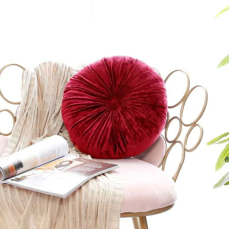 red color pumpkin cushion