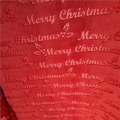 Божићна ћебадна тканина