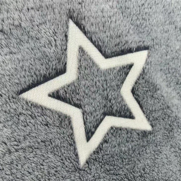 Star Pattern Flannel Fleece For Blanket