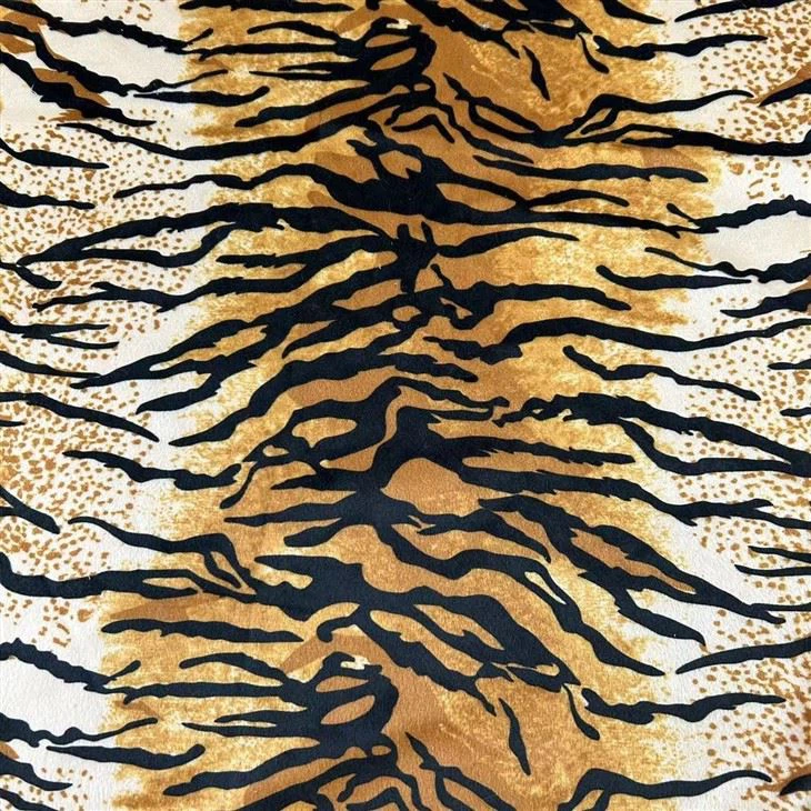 Various Tiger/giraffe/zebra Design Animal Print Velboa Minky Fabric For Sofa And Furniture