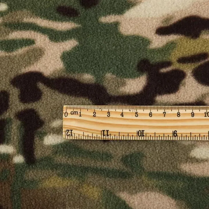 Арми Принтед Полар Флееце Фабриц